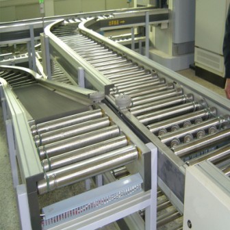 輥筒輸送機(jī)應(yīng)用實例